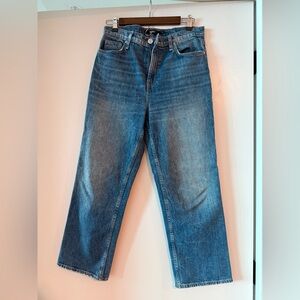 Hudson Jeans Women’s Straight-Leg Denim — Blue Wash